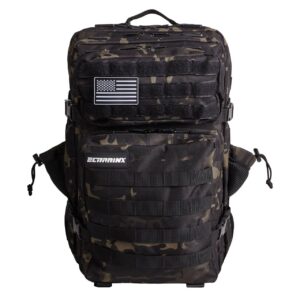 Sac à dos Tactique V3 45L Compartiment Isotherme Black Camouflage