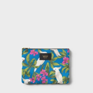 Pochette WOUF Gaïa en tissu recyclé - trousse zippée