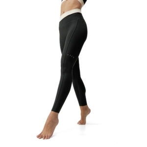 Legging Fiorella Black/Stone BORN Living Yoga – Legging taille haute sculptant bicolore