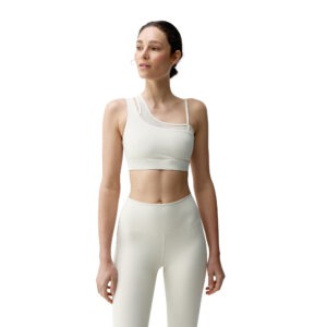 Brassière Karma Ivory BORN Living Yoga – Top sport ivoire minimaliste et élégante