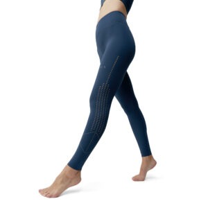 Legging Saril Sailor Blue BORN Living Yoga – Legging taille haute bleu profond sculptant