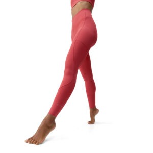 Legging Denise Goji BORN Living Yoga – Legging taille haute sculptant rouge goji