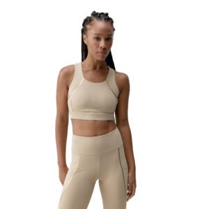 Brassière Gold Stick BORN Living Yoga – Top sport élégant aux détails dorés