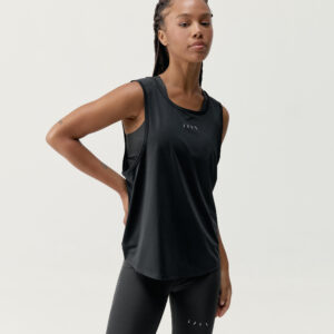Débardeur Kishi Black BORN Living Yoga – Débardeur sport femme noir léger et respirant