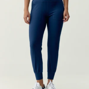 Jogger Daba Sailor Blue BORN Living Yoga – Pantalon jogging femme bleu marin confortable