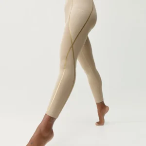 Legging Gold Stick BORN Living Yoga – Legging taille haute sculptant aux détails dorés